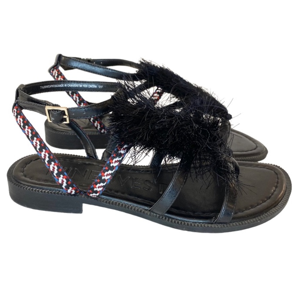 Nine West Boho Strapy Tassel Gladiator Sandals